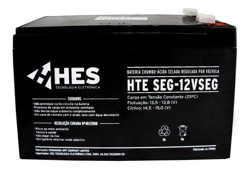 Imagem 3 de 6 de Bateria 12v 7a Selada Para Nobreak Alarmes Cerca Elétrica