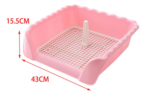 Soporte Para Almohadilla Para Orina De Inodoro Rosa Medio