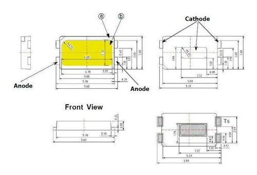 Imagen 2 de 8 de Led Smd Tv Pantalla 5630 3v Compatible Con LG Samsung Otros