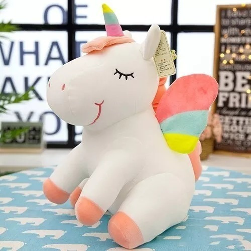 Unicornio Pony De Peluche Arcoiris Tipo Kawaii Envio Gratis