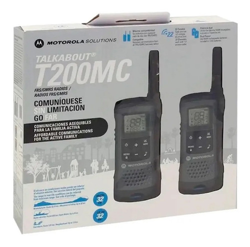 Radios De Comunicación Walkie Talkie Motorola T200 Talkabou 