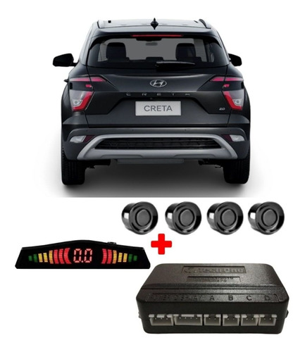 Kit Sensor Estacionamento Novo Hyundai Creta Tgdi 2021 2022