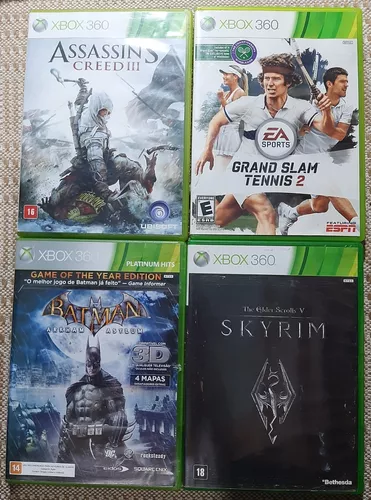 Lote 04 Jogos Originais Xbox 360 / Pacote