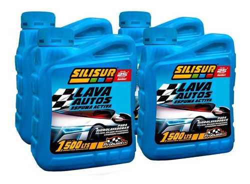 Shampoo Espuma Activa Para Hidrolavadora 1.5lt Pack 4un