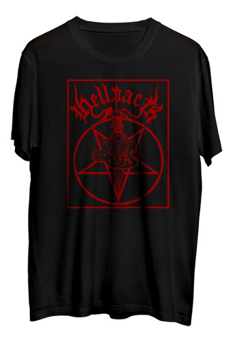 Hellpack . Pentagrama . Black Metal . Polera . Mucky