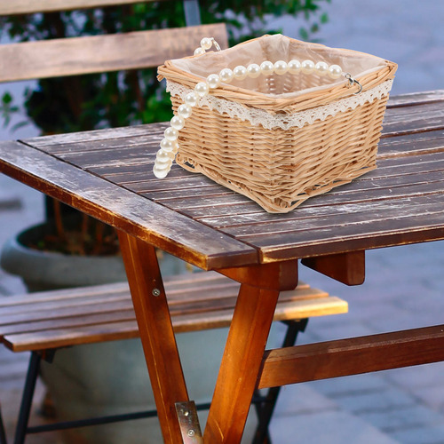 Cesta De Ratán Para Arreglos Florales, Bolsas De Flores Teji