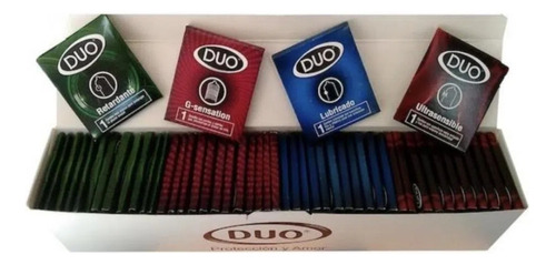 Preservativos Condones Duo X 50und - Unidad a $1700