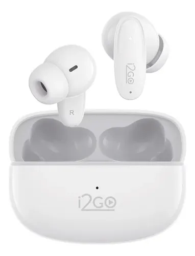 Fone De Ouvido Sem Fio Air Buds 400 i2GO Até 48h Bateria Cor Bran...