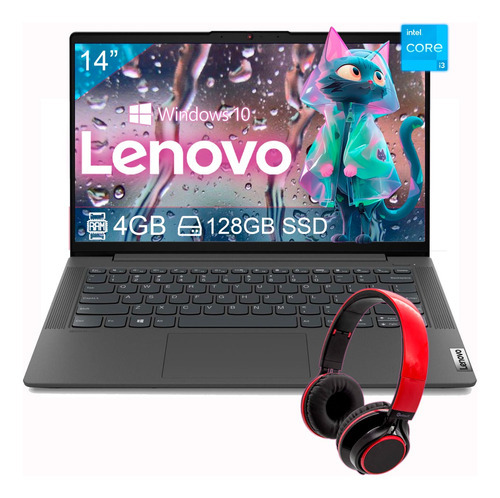 Laptop Lenovo Ideapad 5 14itl05 Ci3-1115g4 128gb 4gb Ram+kit Color Gris