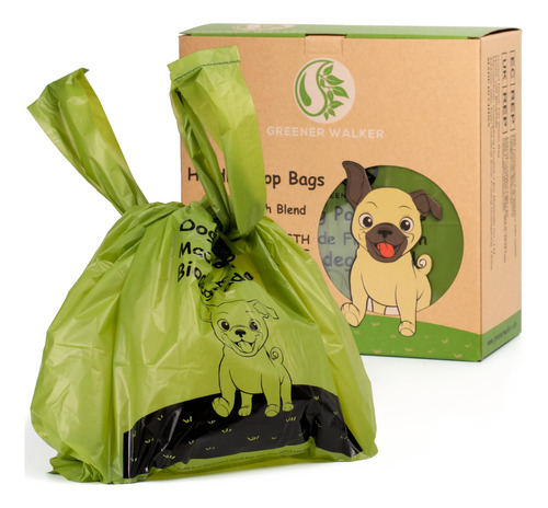 Greener Walker Bolsas De Basura Para Perros Con Asas De Corb