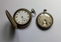 Comprar Lote De 2 Relojes De Bolsillo A Reparar. Aerano Y Correta.