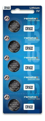 Bateria Renata Button Cr1632 - 1 unidade 3v Cr 1632