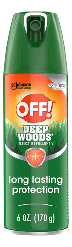 Fuera! Repelente De Insectos Deep Woods V, 25 % Deet, 6onzas