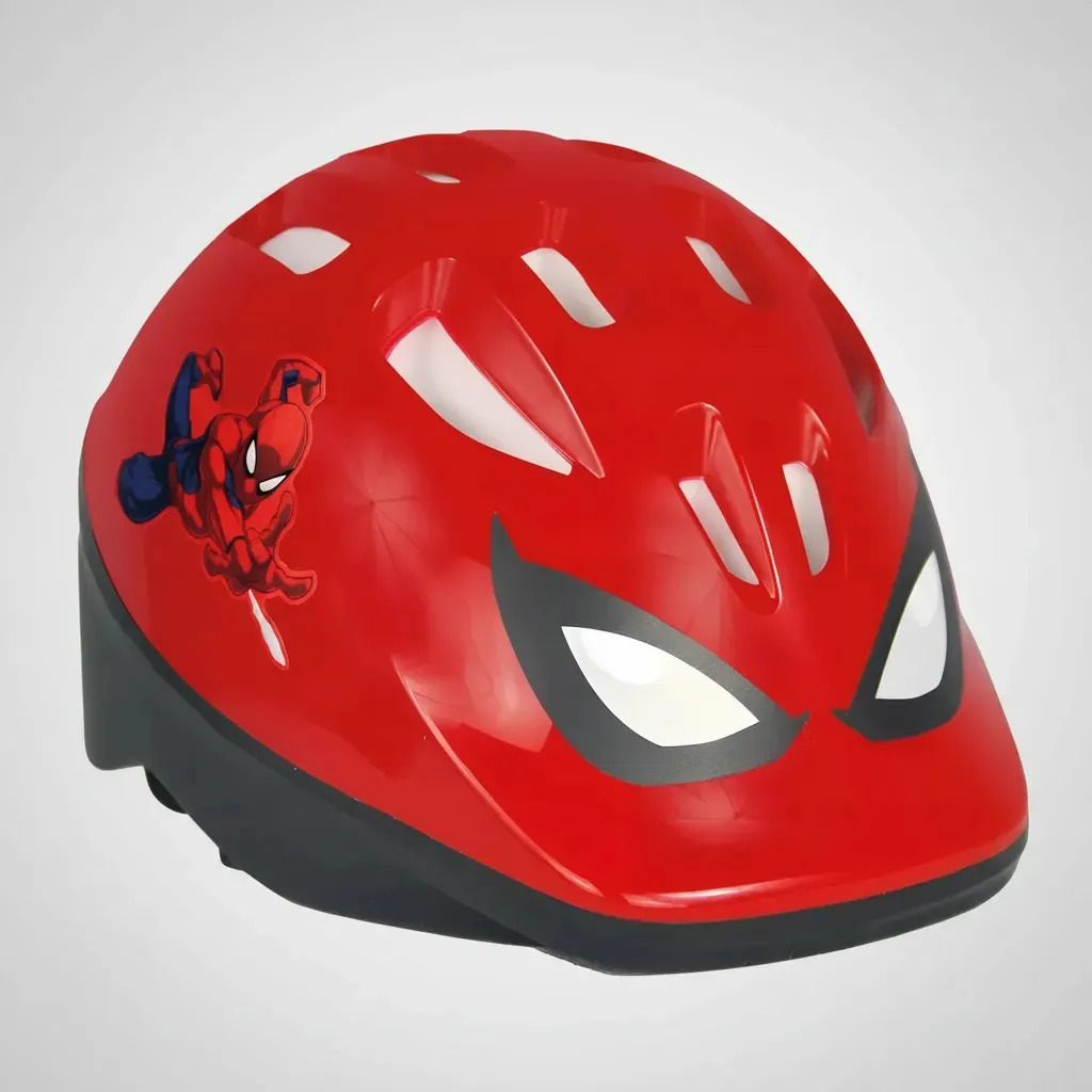 Capacete Infantil Nathor Spider Man Vermelho com Ajuste e Ventilação
