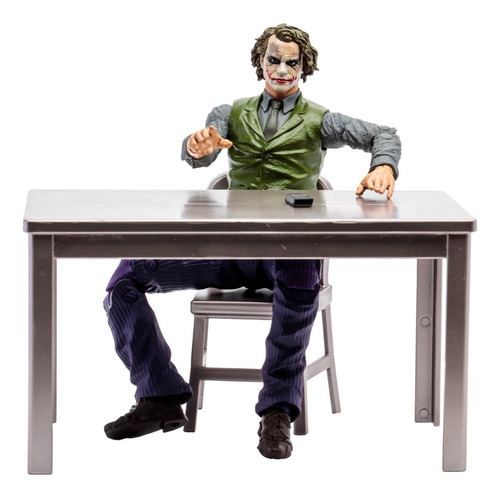 Dc Multiverse Joker Interrogation Room The Dark Knight Gold