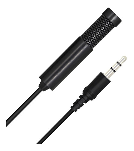Microfono Condesandor Mini Plug 3.5 Mm Para Grabacion Video Color Negro
