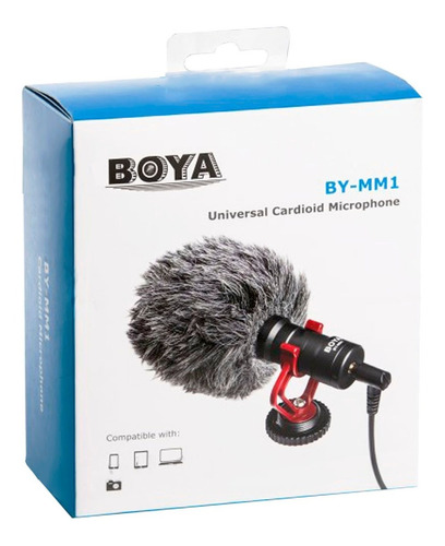 Microfono Shotgun Universal Boya By-mm1 Inconet