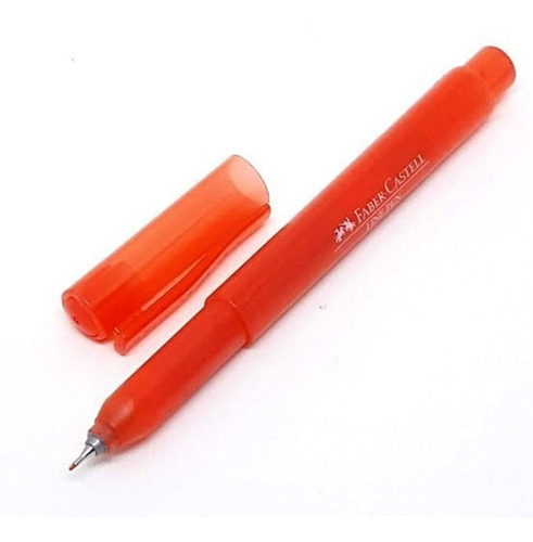Caneta Faber Castell Hidrográfica Fine Pen 0,4mm Ultra Fina Cor da tinta Laranjais Cor do exterior Cor