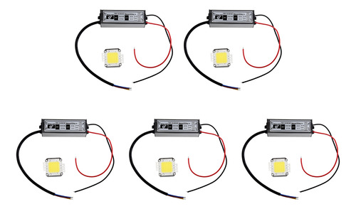 Lámpara Led Blanca De Alta Potencia De 5 X 50 W Con Adaptado