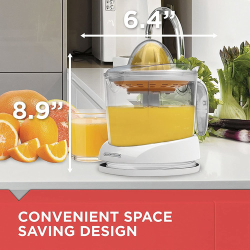 Exprimidor De Citricos Black + Decker De 32 Oz Blanco Cj6 Color White