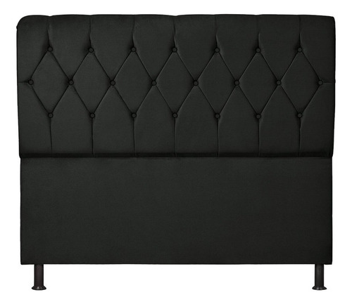 Cabeceira Málaga 90 Cm Solteiro Com Botões De Strass Wt