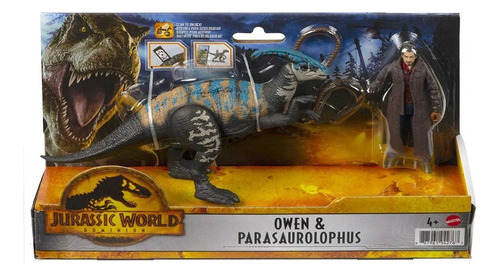 Set Figuras Owen Y Parasaurolophus Jurassic World Dominion