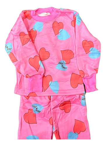 3 Pijama Conjunto Niña Y Niño Polar Pantalón + Polerón.