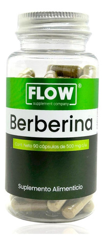 Berberina 90 Cápsulas De 500 Mg Flow