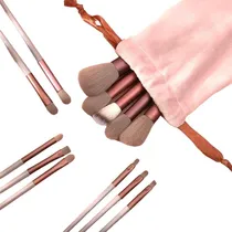 Comprar Juego De Brochas 13 Piezas Maquillaje +estuche Pinceles