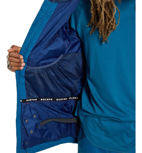 Campera De Ski Snowboard Burton Covert Hombre 10k Azul Azul Marino Small