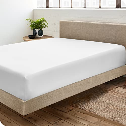Sabana Para Cama Queen De Microfibra Con Elastico Blanco