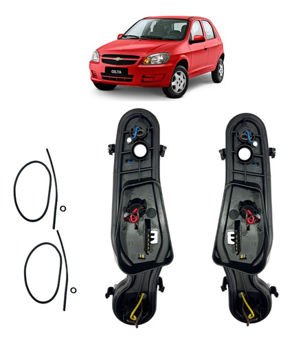 Par Circuito Lanterna Traseira Celta 2006 2009 Até 2015 