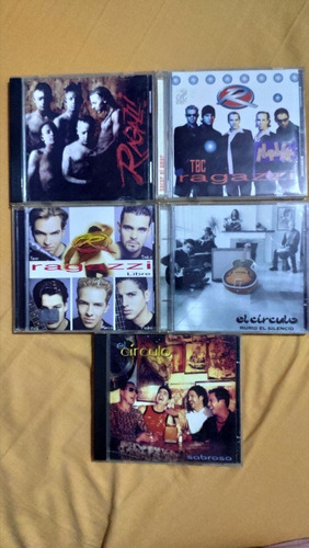 5 Cds Ragazzi & El Circulo - Libre - Tbc - Sabroso - Murió 