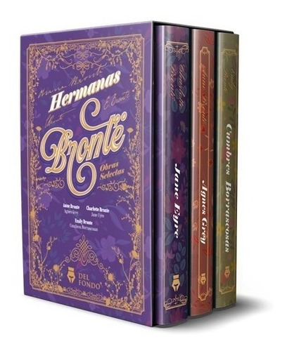 Obras Selectas Hermanas Bronte - Eyre - Del Fondo - 3 Libros