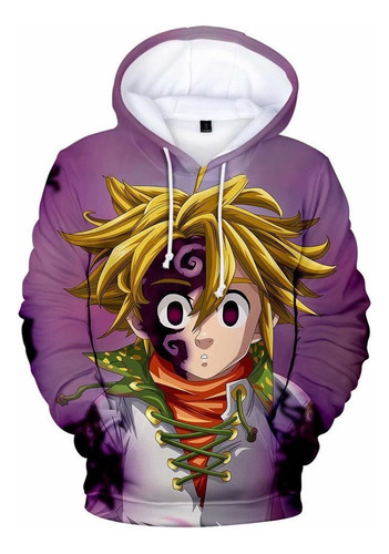 Sudadera Con Capucha De Los Siete Pecados Mortales Meliodas