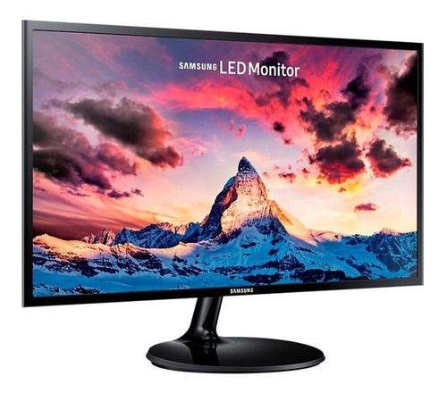 Monitor Samsung Full Hd De 27 Diseño Super Slim F350 Color Negro