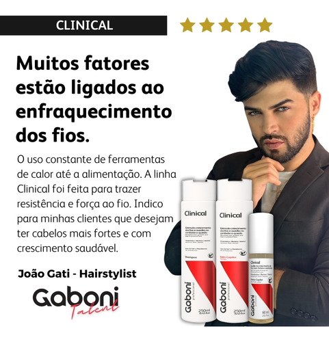 Shampoo Combate A Queda E Auxílio No Crescimento Clinical 25