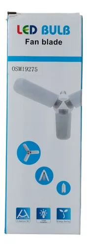 Bombillo Led Despegable Aspas Rosca E27 Alta Intensidad 45w