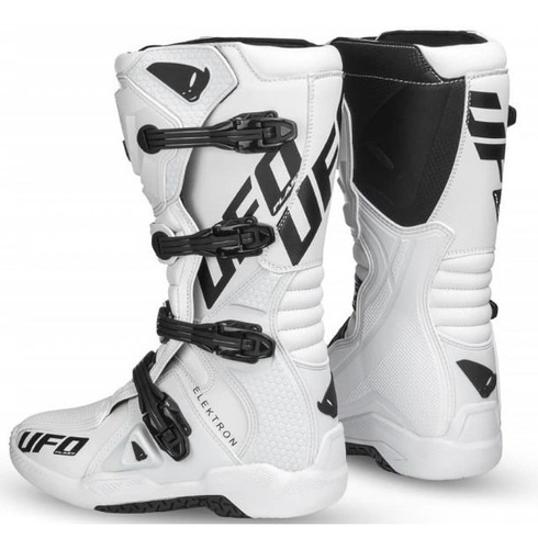 Botas Ufo Adulto Elektron Motocross Atv Blanca