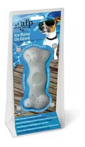 Juguete Para Perros Refrescante Afp Chill Out Ice Bone Color Celeste