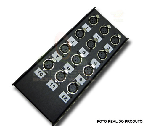 Medusa Completa 12 Vias Xlr Balanceados Ou Com P10