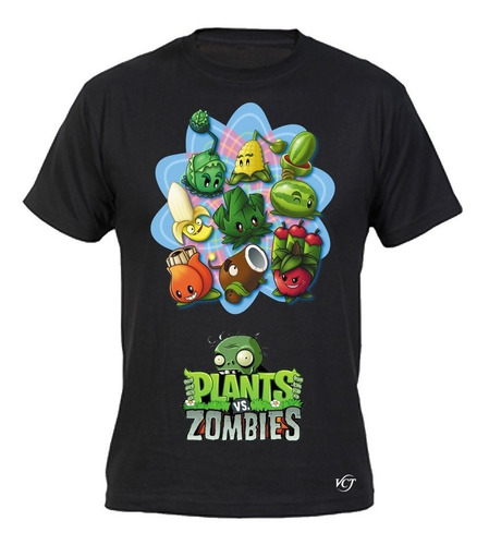 Polera Estampada Plantas Vs Zombies Ultimate 