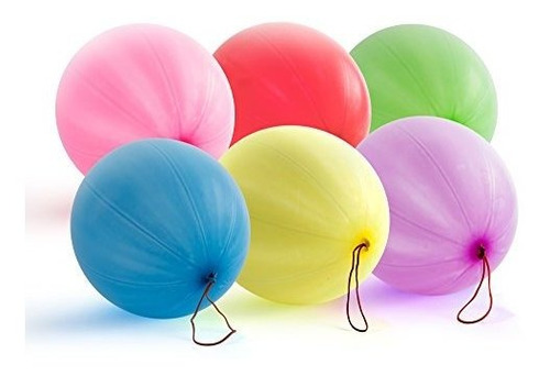 Globos Perforados De Neon Multicolor Pack 30pcs Para Fiestas