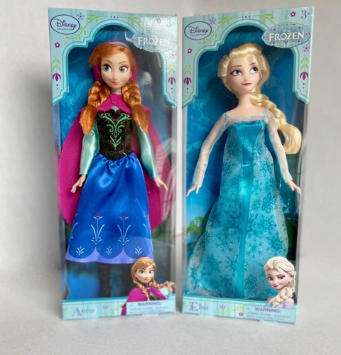 Disney Frozen. Muñecas Anna Y Elsa