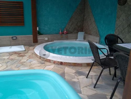 Imagem 7 de 23 de Linda Casa Com Piscina No Jardim Britânia - Caraguatatuba - Ca0136