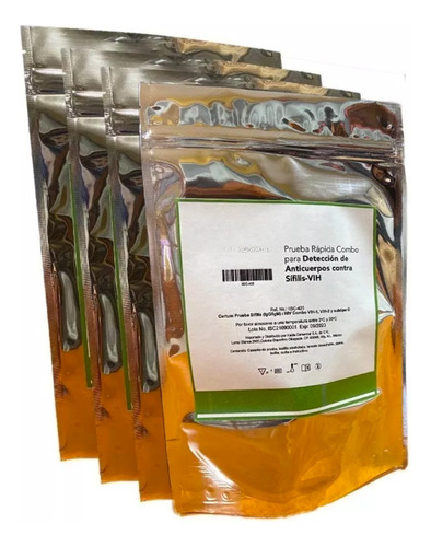 Prueba Rápida Combo Para Sífilis Y Vih - Paquete De 4 Kits