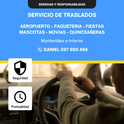 Traslados Montevideo E Interior - Aeropuerto, Mascotas, Etc.
