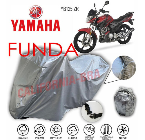 Funda Cubierta Lona Moto Cubre Yamaha Yb125 Zr