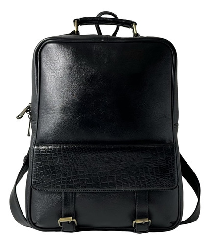 Mochila De Lujo De Cuero Genuino Mochila Elegante Viajes De