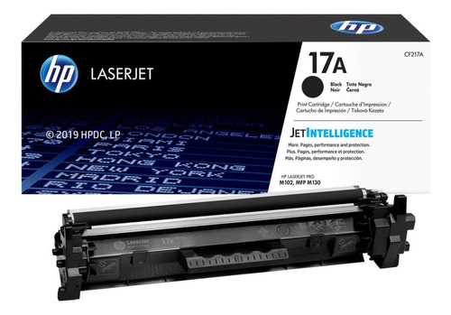 Tóner Impresora Hp 17a Negro Cf217a Laserjet Original